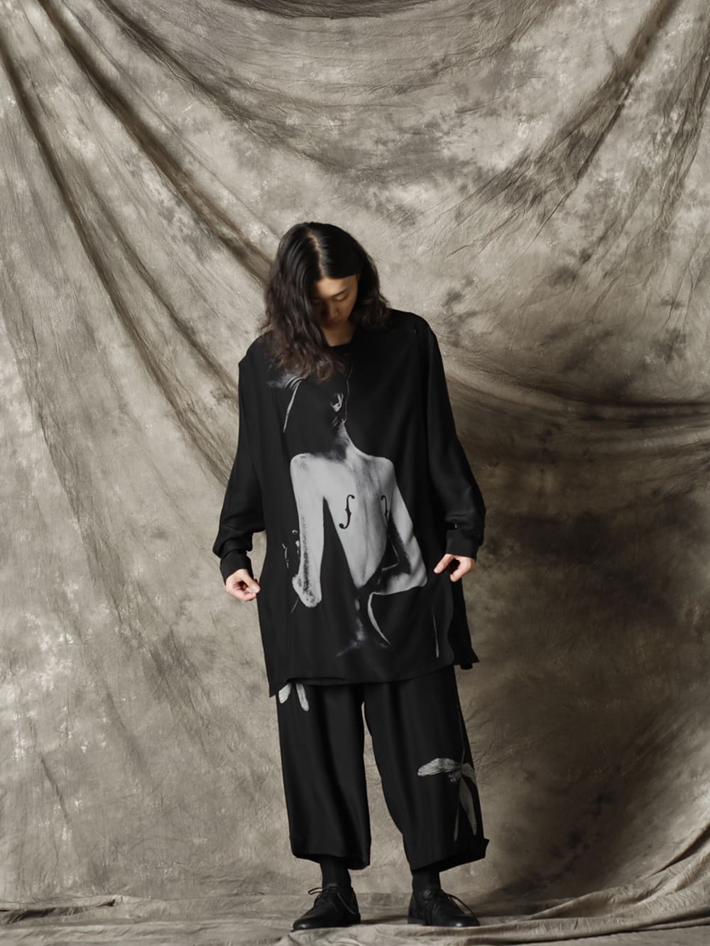 Yohji Yamamoto 21-22AW シルクブラウス スタイル - FASCINATE BLOG