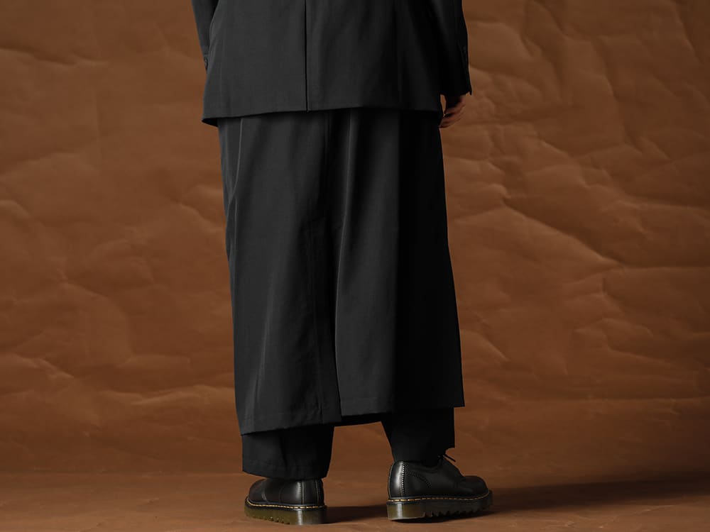 Yohji Yamamoto 21-22AW Wrinkled gabardine Suit Style - FASCINATE BLOG