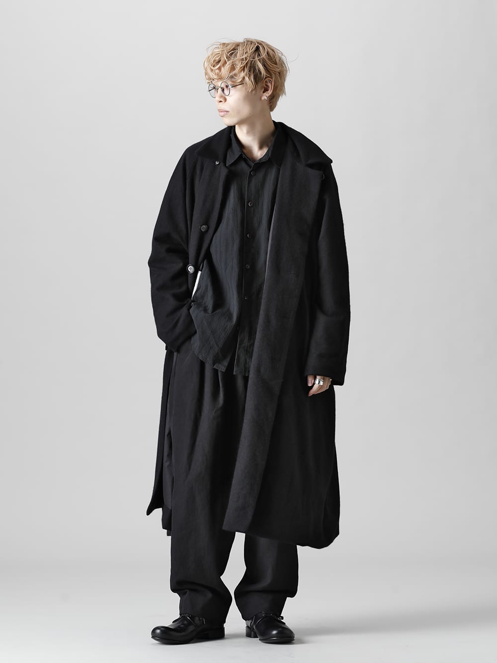 DOUBLE GAUZE PANTS (L) (L Black): Y's for living｜ THE SHOP YOHJI YAMAMOTO