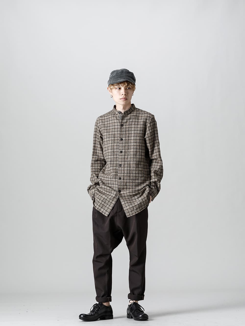 DEVOA 21-22 AW Virgin Wool/Canapa Check Shirt Style - FASCINATE BLOG