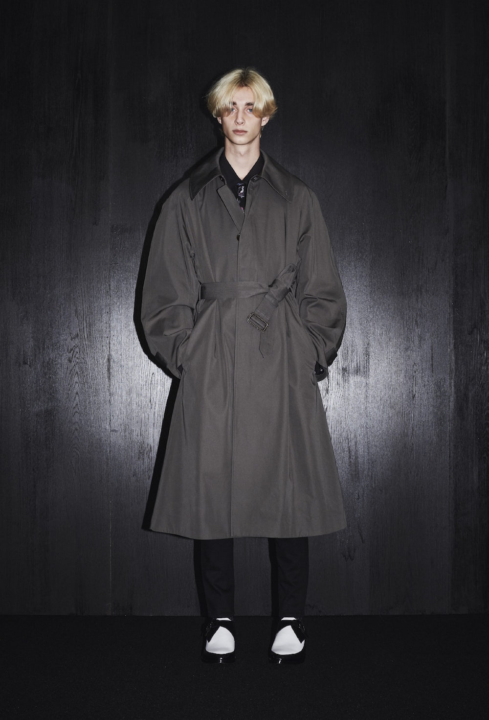 LAD MUSICIAN GABARDINE BIG TRENCH COAT - アウター