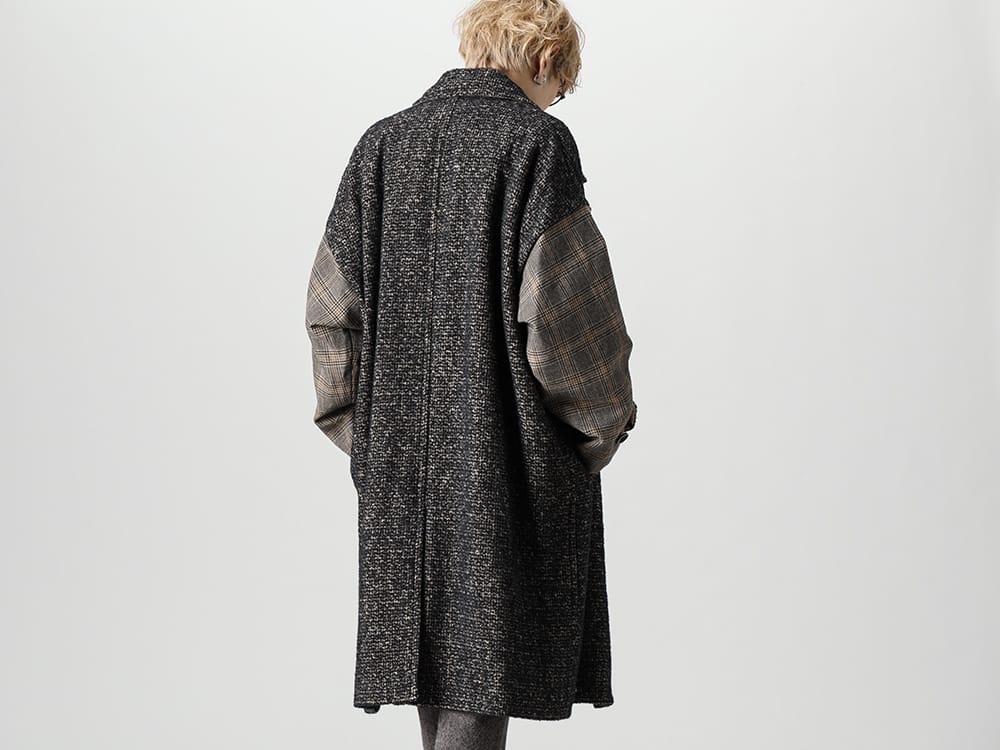 UMA WANG 21-22 AW Oversize Tweed Coat Style - FASCINATE BLOG