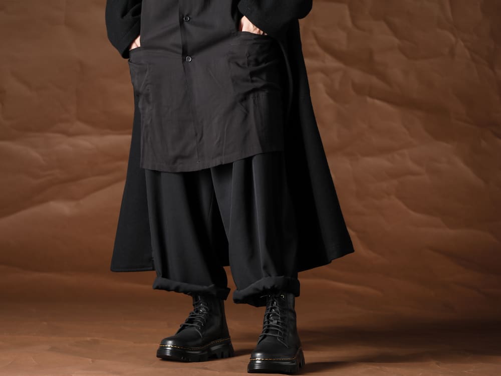 Yohji Yamamoto 21-22AW ウールフラノコートスタイル - FASCINATE BLOG