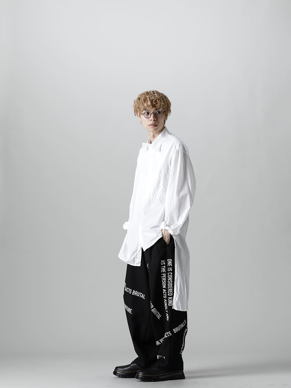 Yohji Yamamoto 21-22 AW Chain Stitch Blouse Style - FASCINATE BLOG