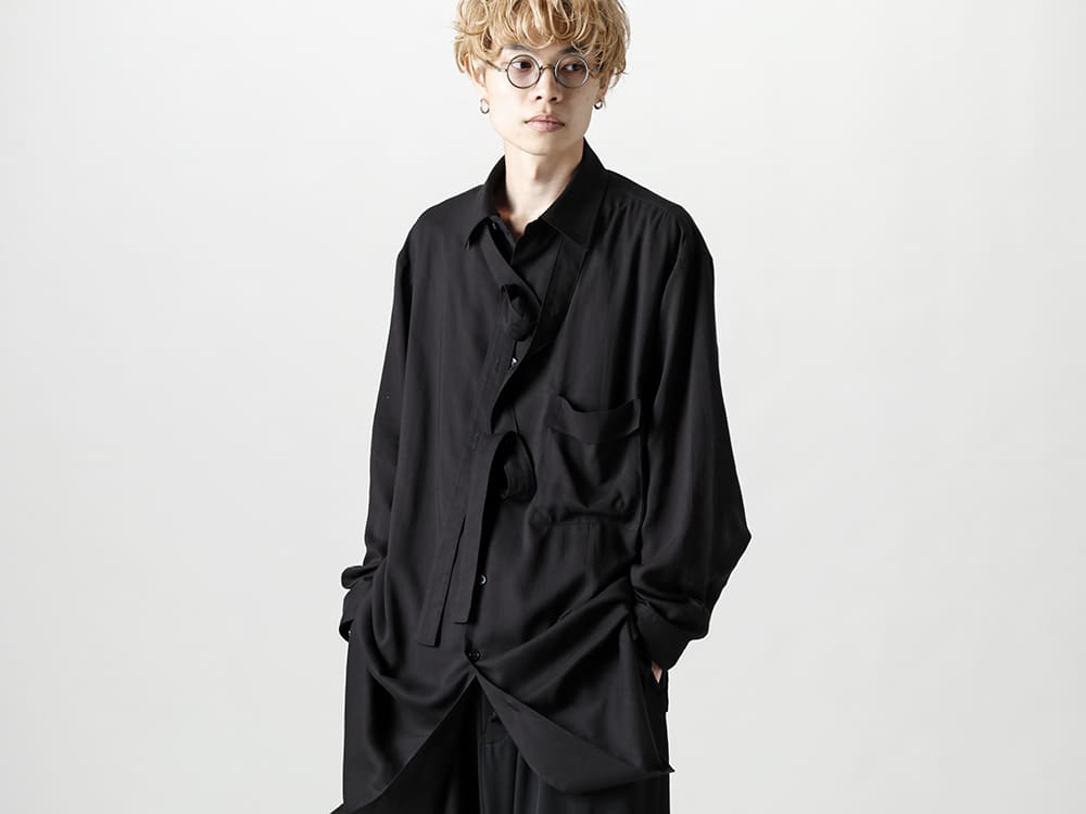 Yohji Yamamoto 21-22AW 変形台衿 ブラウス スタイル - FASCINATE BLOG