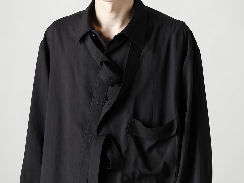 Yohji Yamamoto 21-22AW 変形台衿 ブラウス スタイル - FASCINATE BLOG