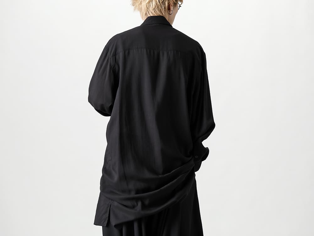 Yohji Yamamoto 21-22AW 変形台衿 ブラウス スタイル