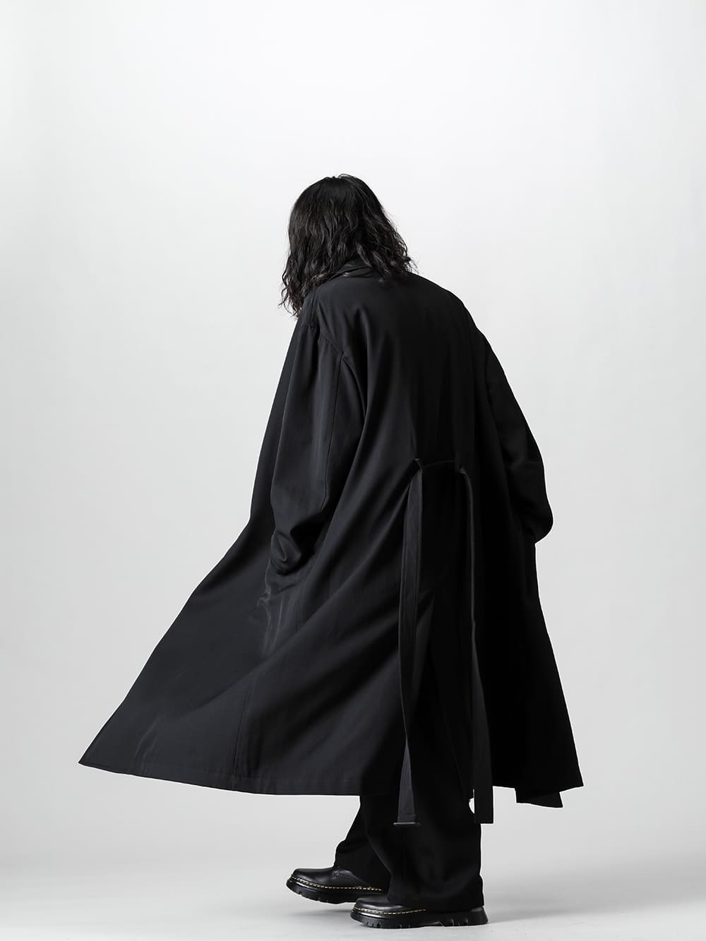 Yohji Yamamoto 21-22 AW Sten-collar Big Coat Style - FASCINATE BLOG