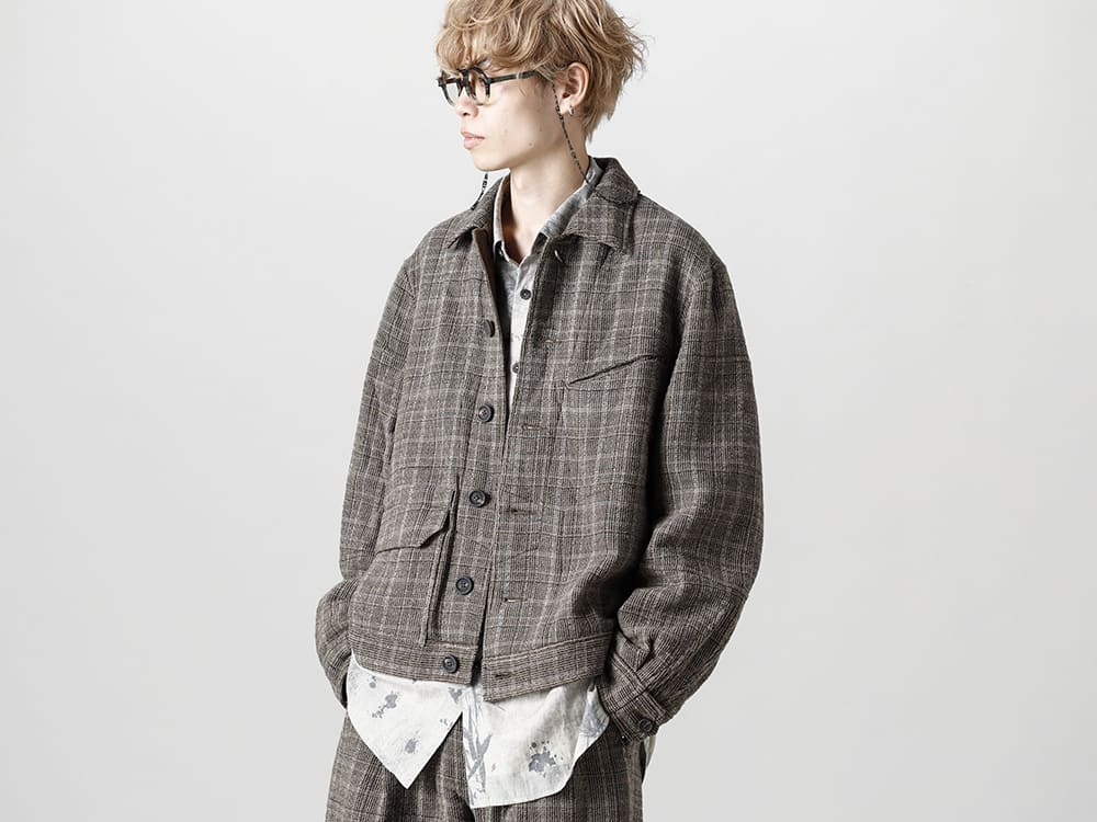 ZIGGY CHEN 21-22AW チェックセットアップスタイル - FASCINATE BLOG