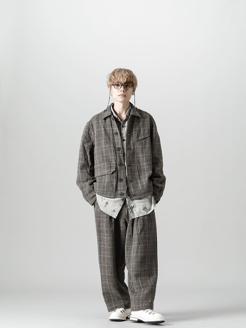 ZIGGY CHEN 21-22AW チェックセットアップスタイル - FASCINATE BLOG