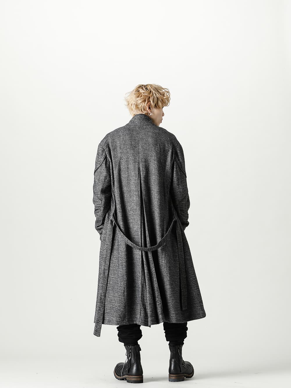 D.HYGEN - Linen x Ramie x Wool Washer Long Gown Coat Edit Update status - 1-003