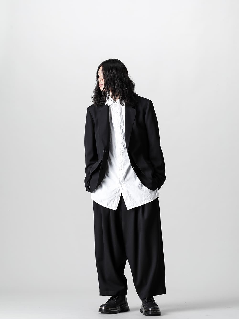 Yohji Yamamoto 21-22 AW Front Double Flush Jacket Style