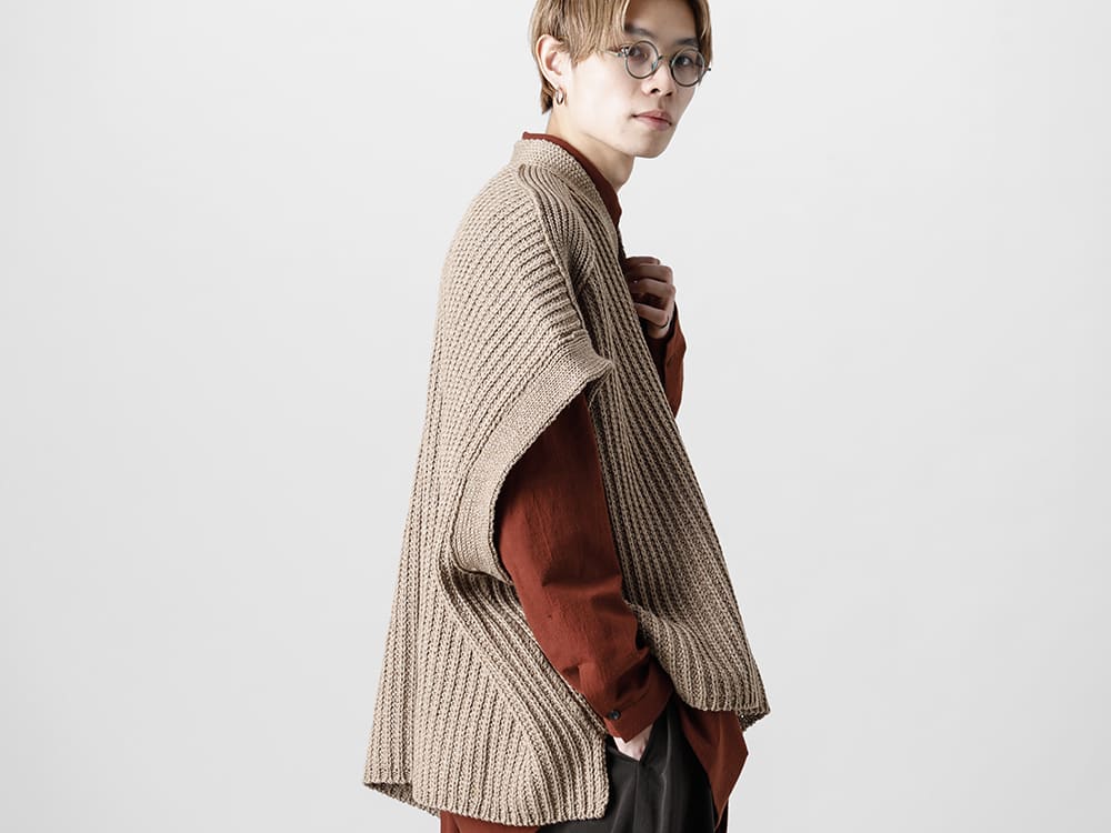 O project 21-22AW Vネックニットベストスタイル - FASCINATE BLOG