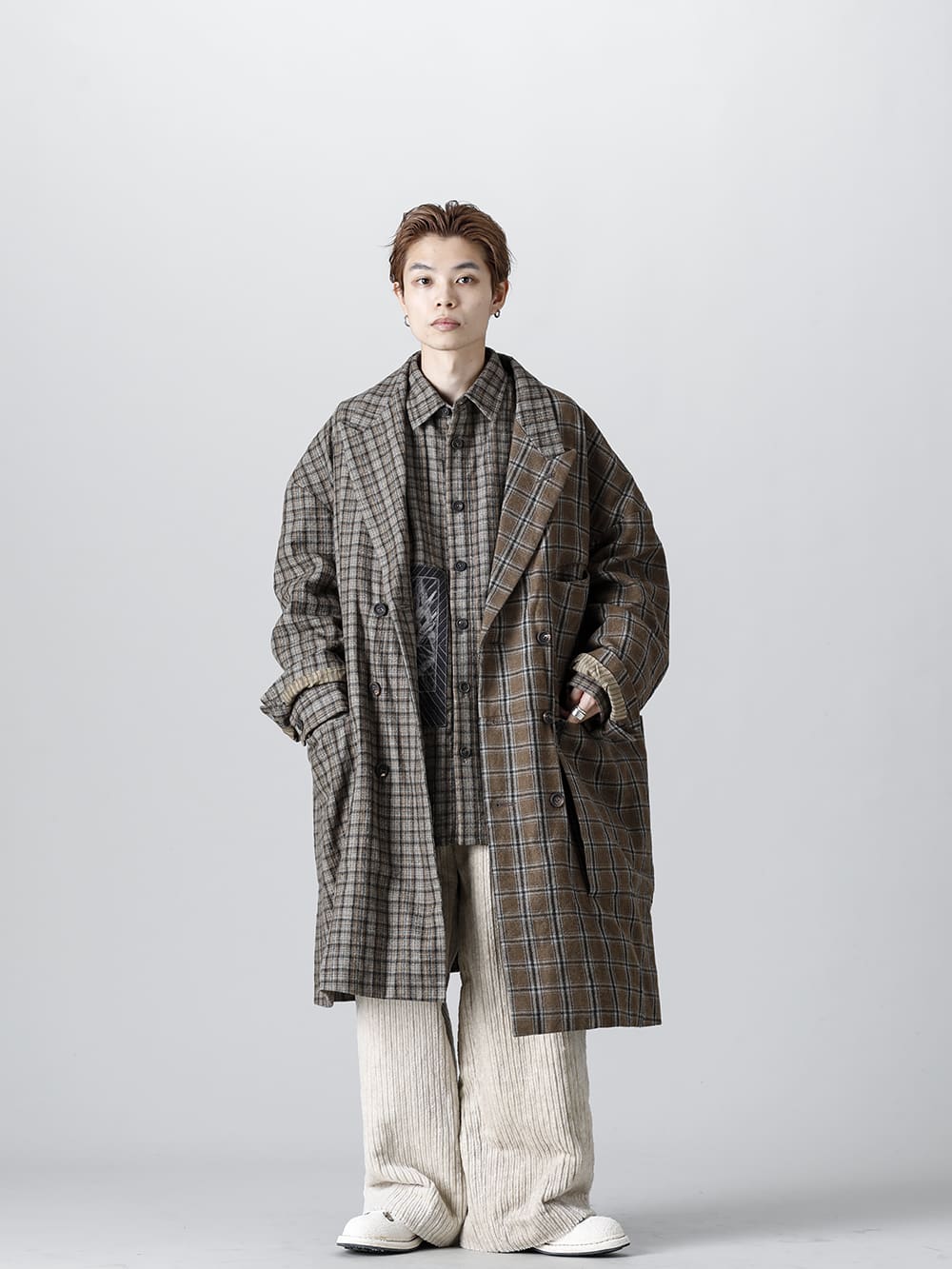 ZIGGY CHEN 21-22AW Plaid Combination Style - FASCINATE BLOG