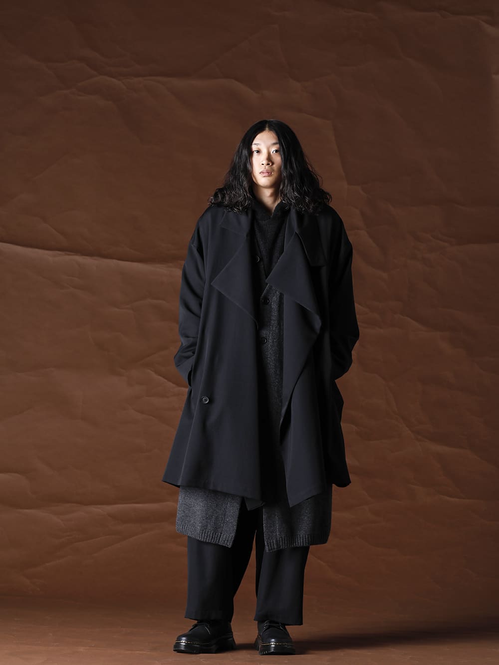 Yohji Yamamoto 21-22 AW winter layered style - FASCINATE BLOG