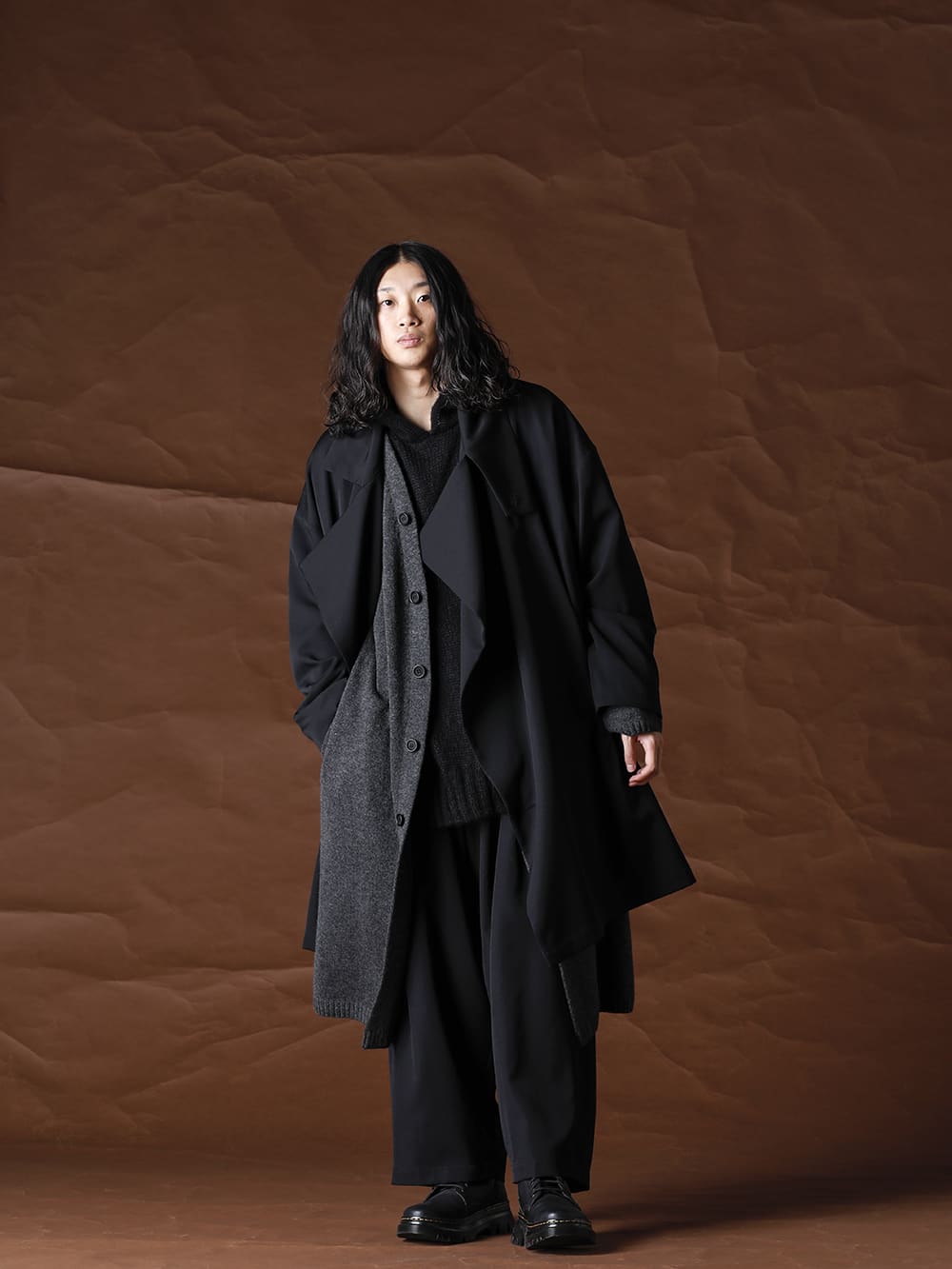 Yohji Yamamoto 21-22 AW winter layered style - FASCINATE BLOG