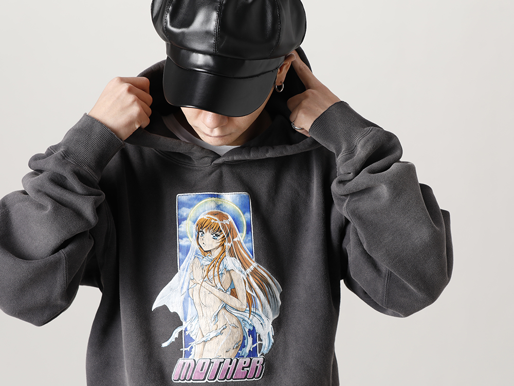 SAINT MICHAEL Mother Anime Hoodie Styling - FASCINATE BLOG