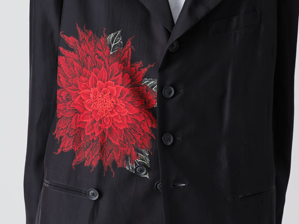 Yohji Yamamoto 22SS Dahlia Pattern Jacket Style - FASCINATE BLOG