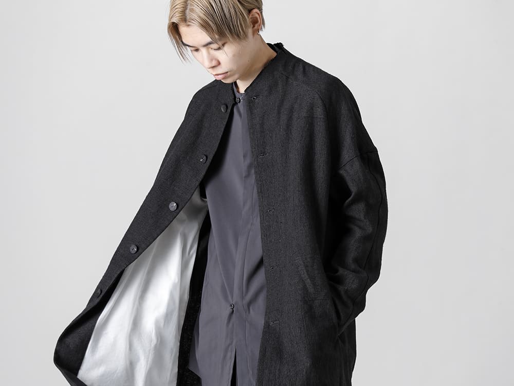 DEVOA(デヴォア) 22SS シルクリネンコートスタイリング - FASCINATE BLOG