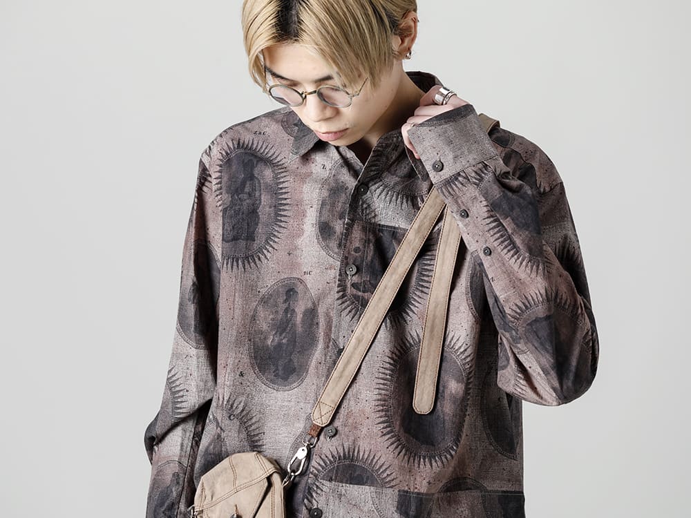 ZIGGY CHEN 22SS scholar Print x Brick Color Style - FASCINATE BLOG