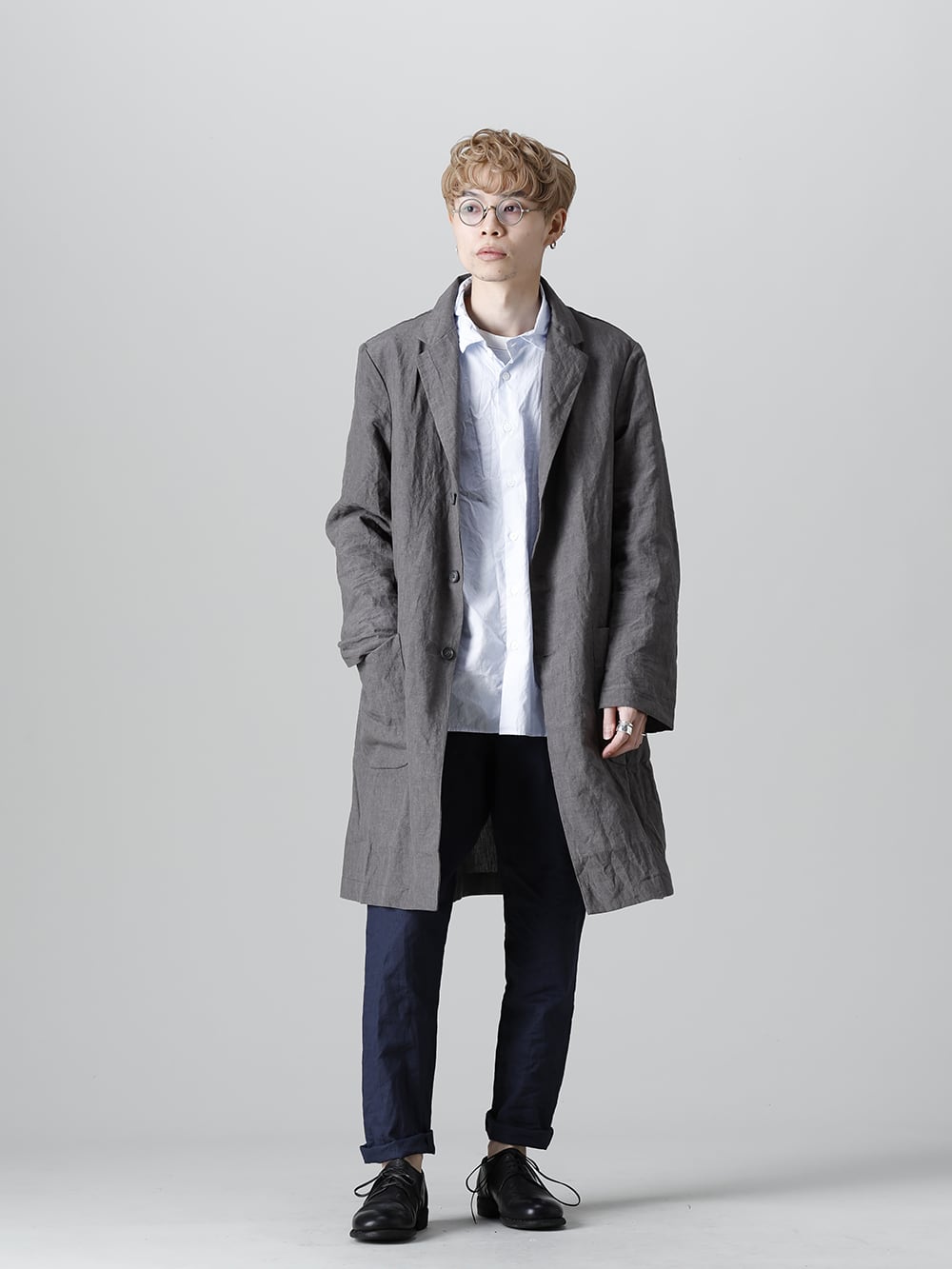 バーグファベル Farmer Coat リネンファーマーコート