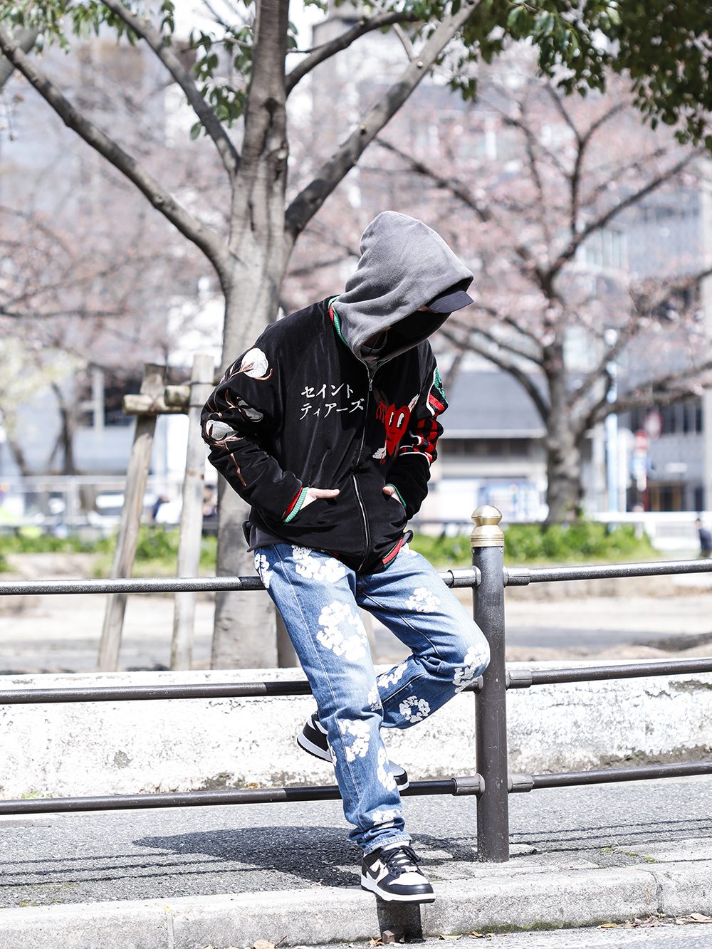 shishumania × EFFECTEN / stadium jacket エフェクテン 売り切り特価