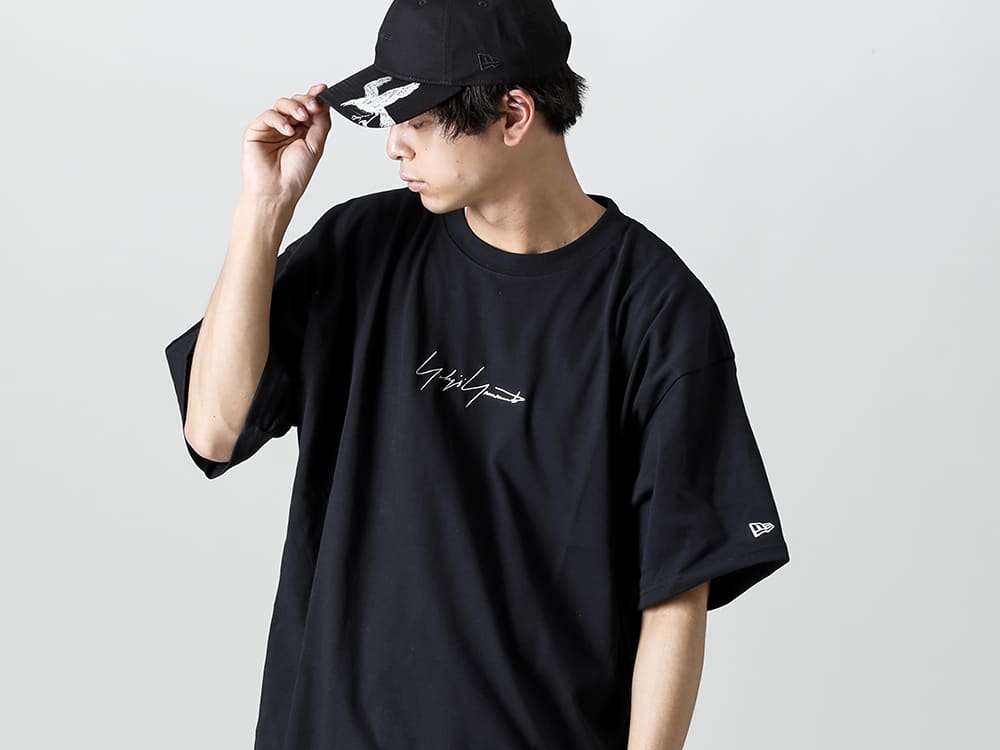 Yohji Yamamoto Oversize New Era Logo T-shirt in Black for Men