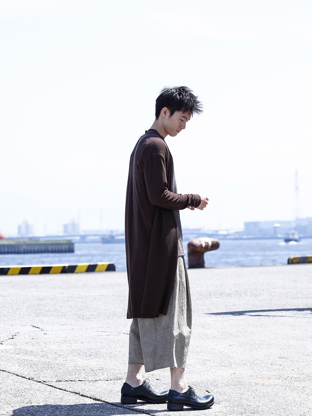 DEVOA 22SS Long Cardigan Styling - FASCINATE BLOG