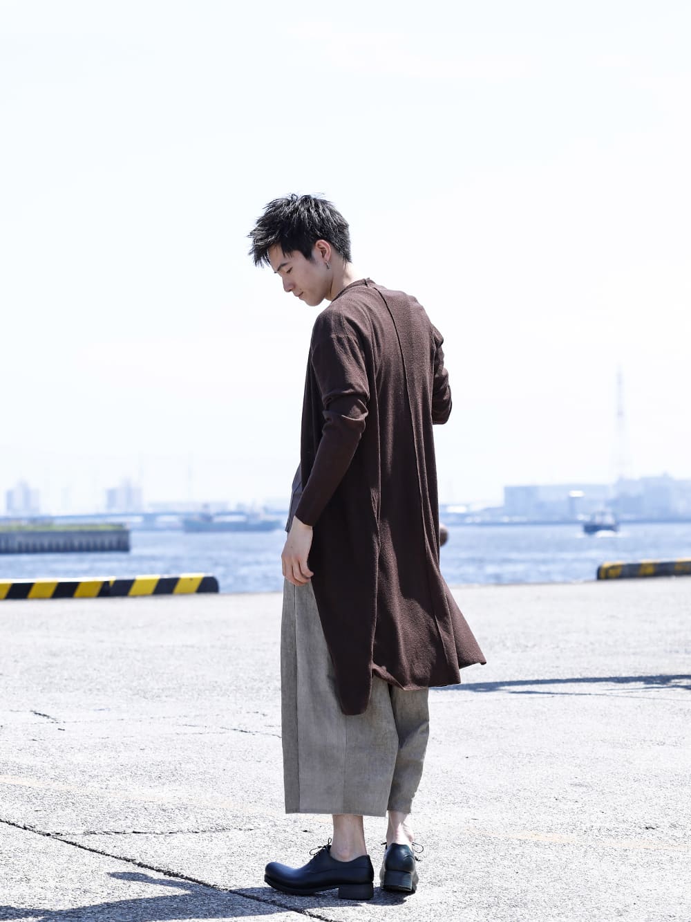 DEVOA 22SS Long Cardigan Styling - FASCINATE BLOG