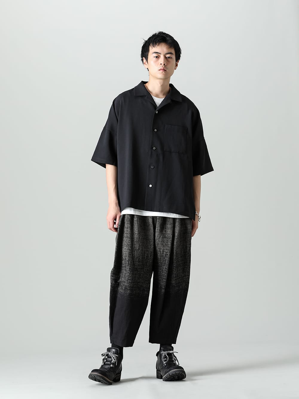 ATTACHMENT - Gradation Style Using Open Collar Shirt!! - FASCINATE