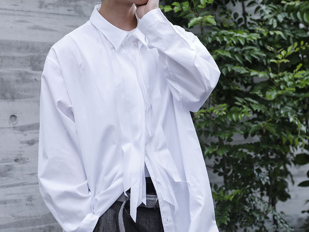 Yohji Yamamoto 22-23AW ホワイトビックシャツスタイル - FASCINATE BLOG