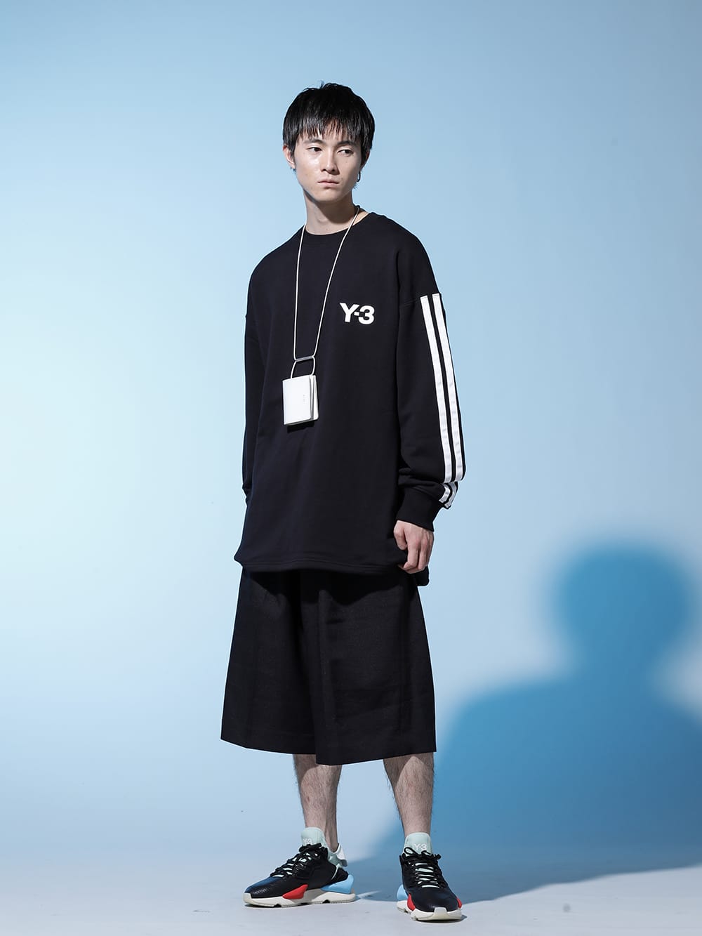 Y-3 20th Anniversary Striped Sweatshirt BLK Style! - FASCINATE BLOG