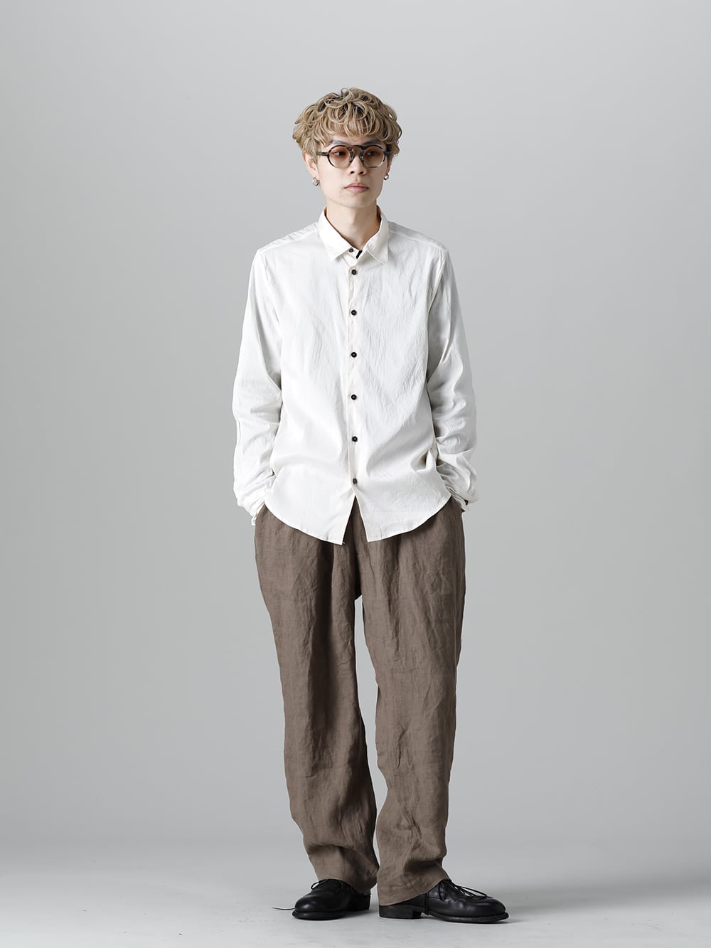 NOUSAN 22SS : Silk Hemp Spiral Pants & French Linen Easy Pants