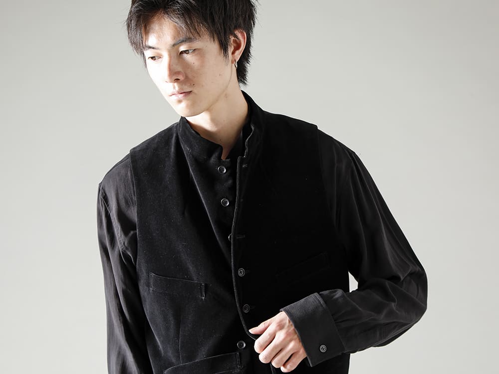 Yohji Yamamoto 22-23AW スタンドカラーベストスタイル - FASCINATE BLOG