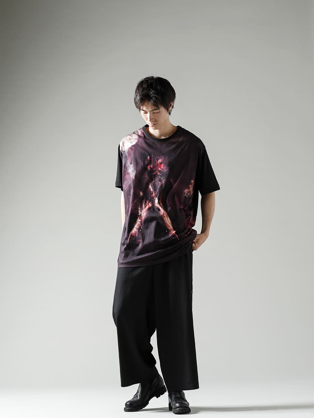 Yohji Yamamoto 22-23AW Graphic T shirt Style - FASCINATE BLOG