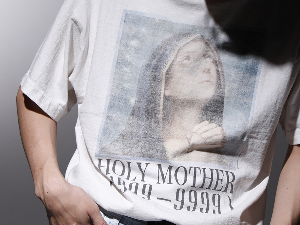 SAINT M×××××× 2022-23AW HOLY MOTHER T-shirt styling - FASCINATE BLOG