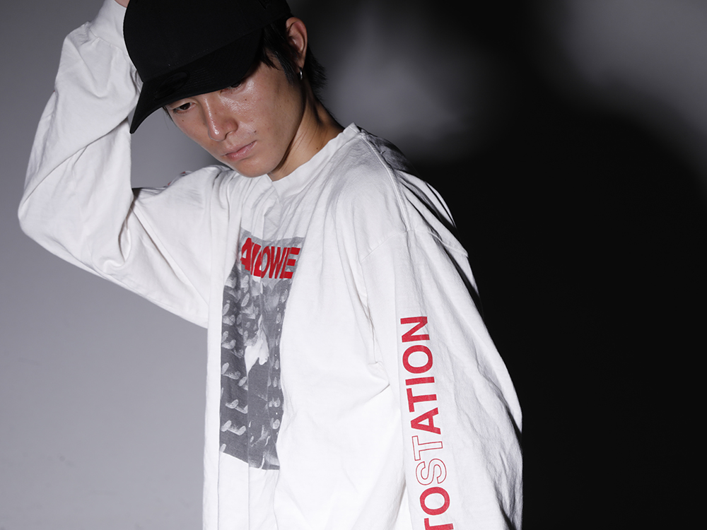 SAINT M×××××× David Bowie STATION T-shirt styling - FASCINATE BLOG