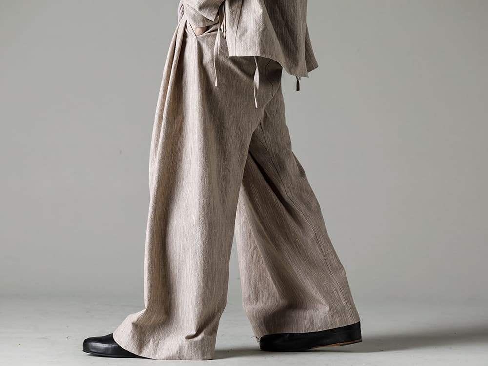 Harem Pants SHANTI in Linen & Wool Blend Linen Trousers Wool