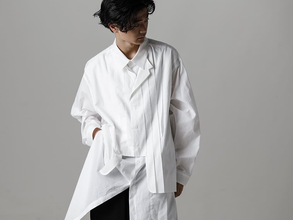 Yohji Yamamoto 22-23AW Power of White Shirt スタイル - FASCINATE BLOG