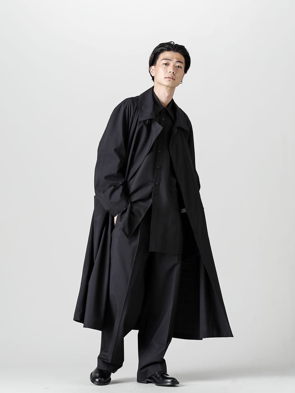 IRENISA Raglan Sleeve Overcoat Style! - FASCINATE BLOG