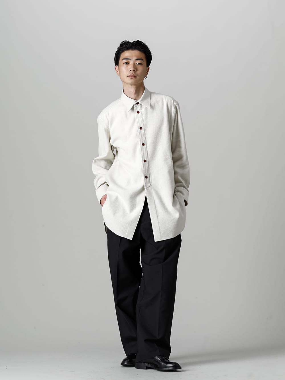 IRENISA style5 ミドルレングスシャツ Ivoryスタイル！ - FASCINATE BLOG