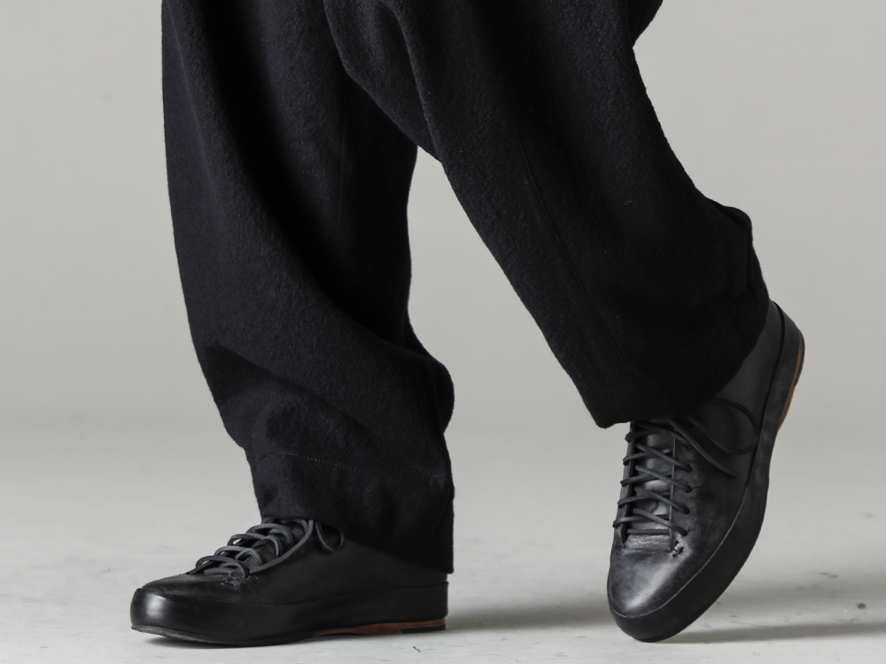 ZIGGY CHEN 22-23AW Tucked-in style is also recommended. - 0M2230511-Front Pocket Drawstring Pants - Handsewn-Classic-Lo-Handsewn Classic Lo 3-004