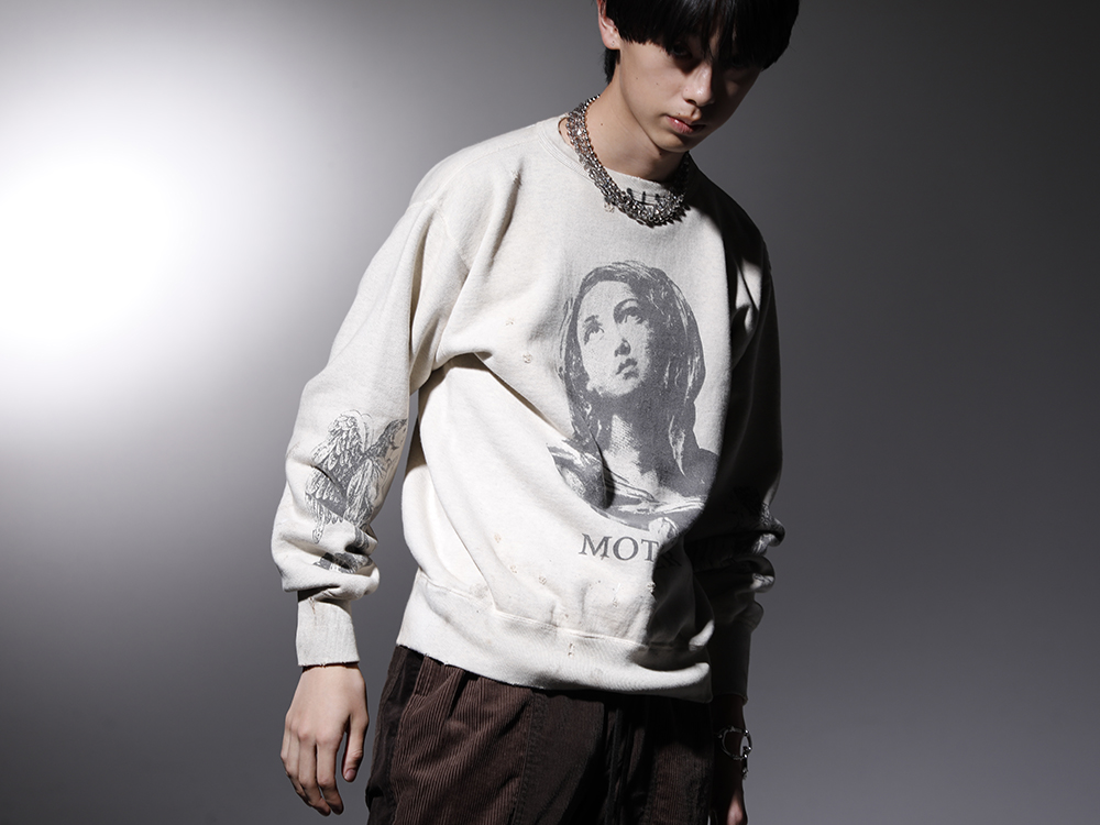 SAINT M×××××× 2022 -23 AW MOTHER Sweat Shirt Styling - FASCINATE BLOG