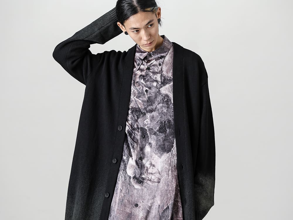 Yohji Yamamoto 22-23AW 抜染カーディガンスタイル - FASCINATE BLOG