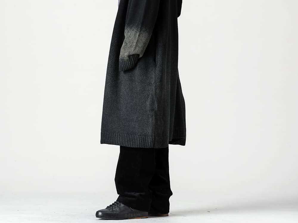 Yohji Yamamoto 22-23AW Corduroy trousers that make a difference in autumn/winter BLACK style - HE-P25-014-side hidden pocket corduroy trousers - Handsewn-Classic-Lo-Handsewn Classic Low 3-002