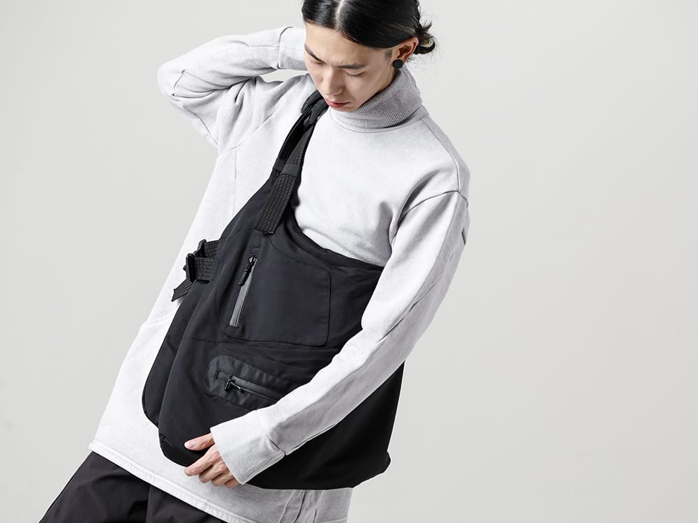 RIPVANWINKLE 2022-23AW The latest vest bag with tactical elements  - RB-424 Pullover Jersey Ice Gray
 - RB-416 2Way Tactical Vest Bag 2-005