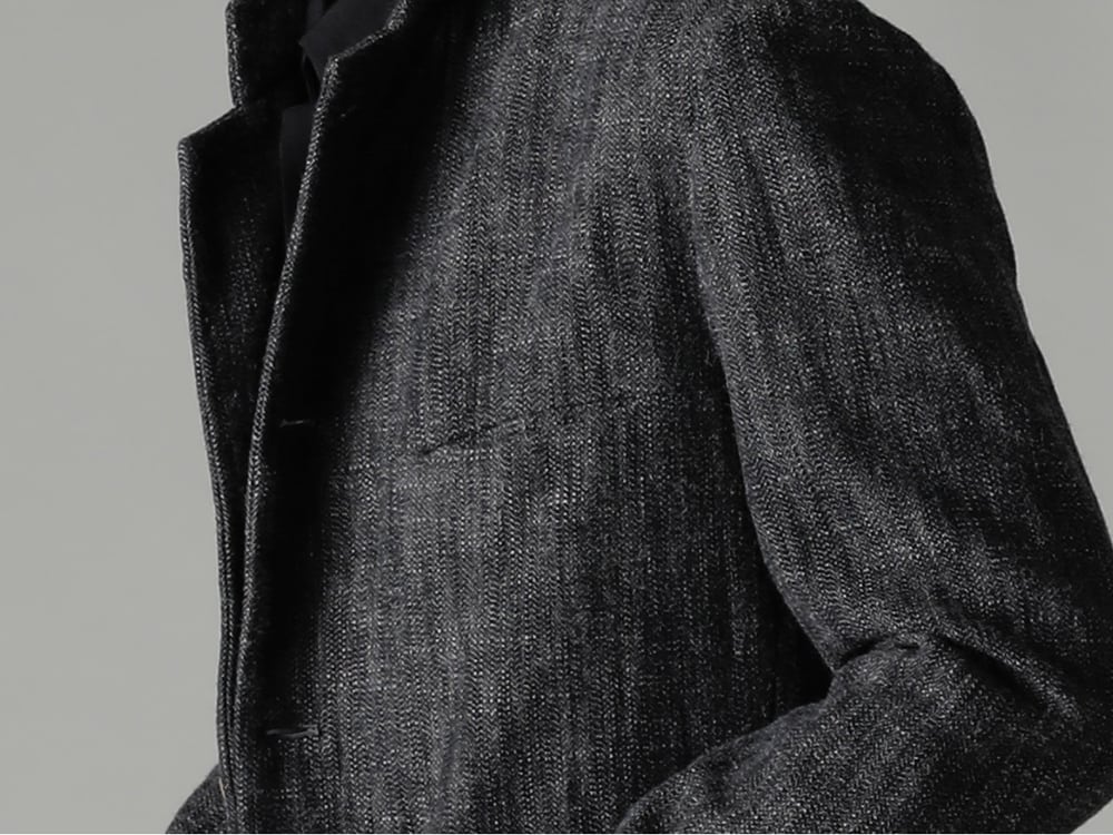 forme d'expression(フォームデエクスプレッション) 22-23AW(秋冬) 素材感を大事にしたパターンメイク  - UG061-354G ショート ジャケット 2-003