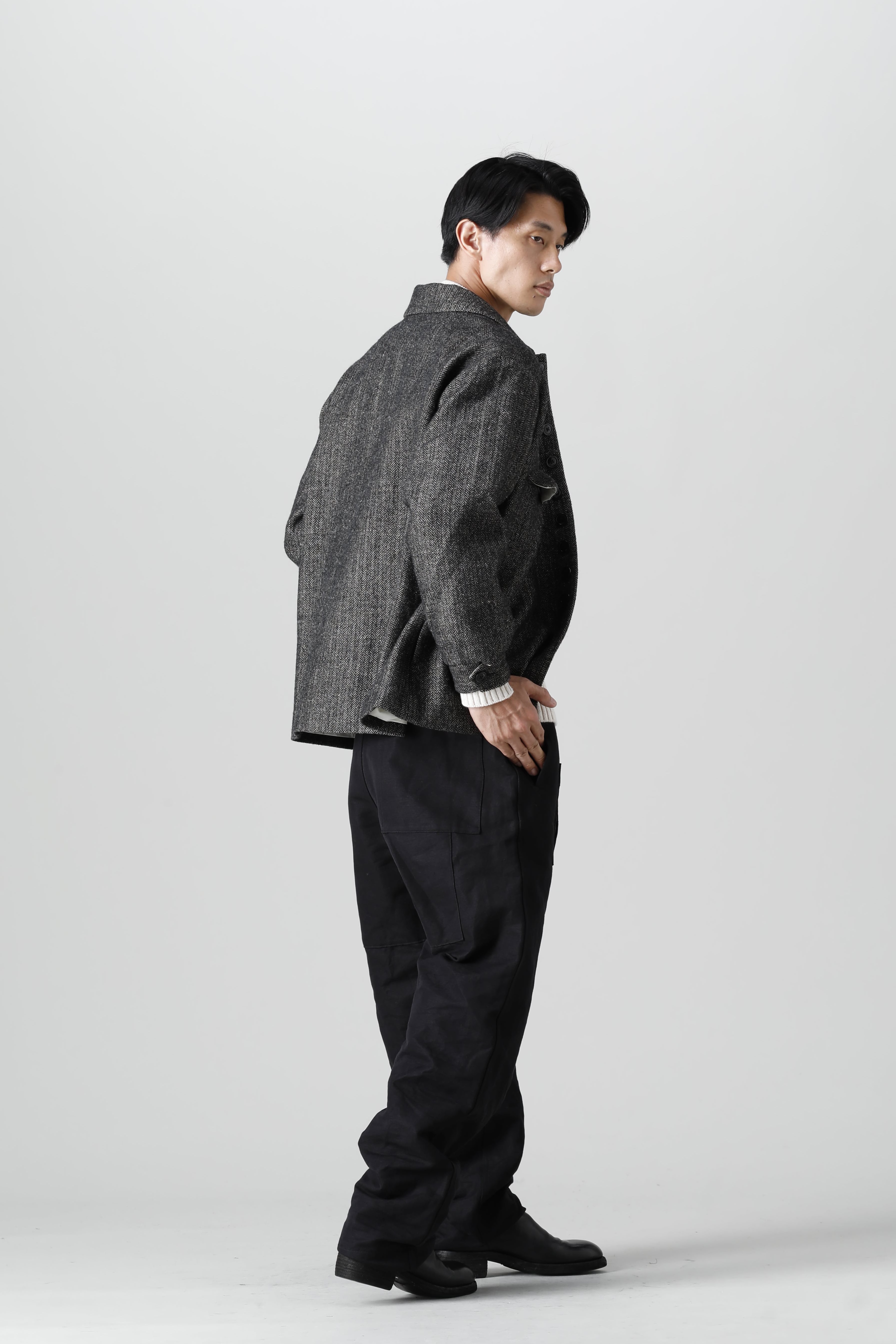 KLASICA WAX HERRINGBONE JACKET