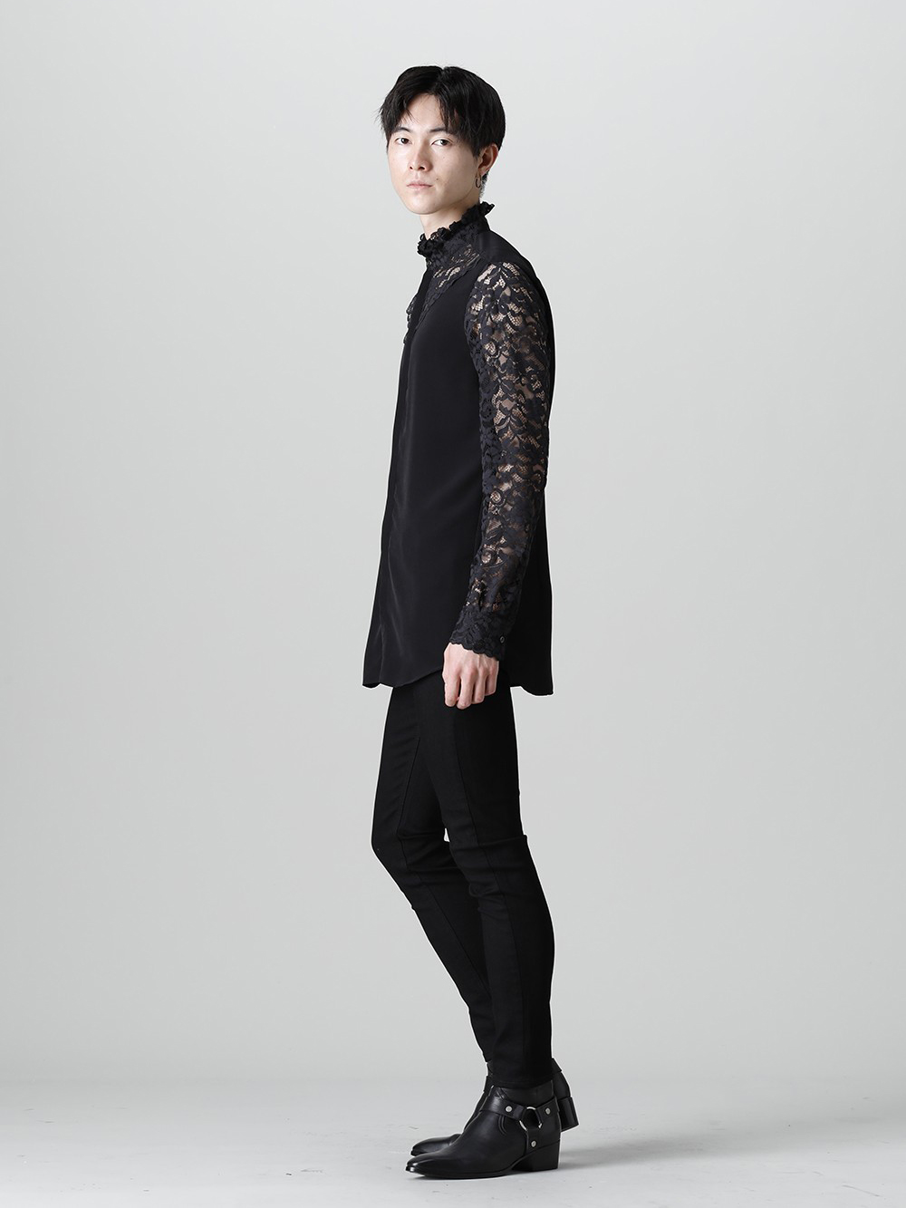 GalaabenD 2022-23AW - GalaabenD 2022-23AW Collection Final Arrival! Now available in stores and by mail order! - 87524104-Black(Dendrobium Race Victorian Lace Shirt Black) - 1-002