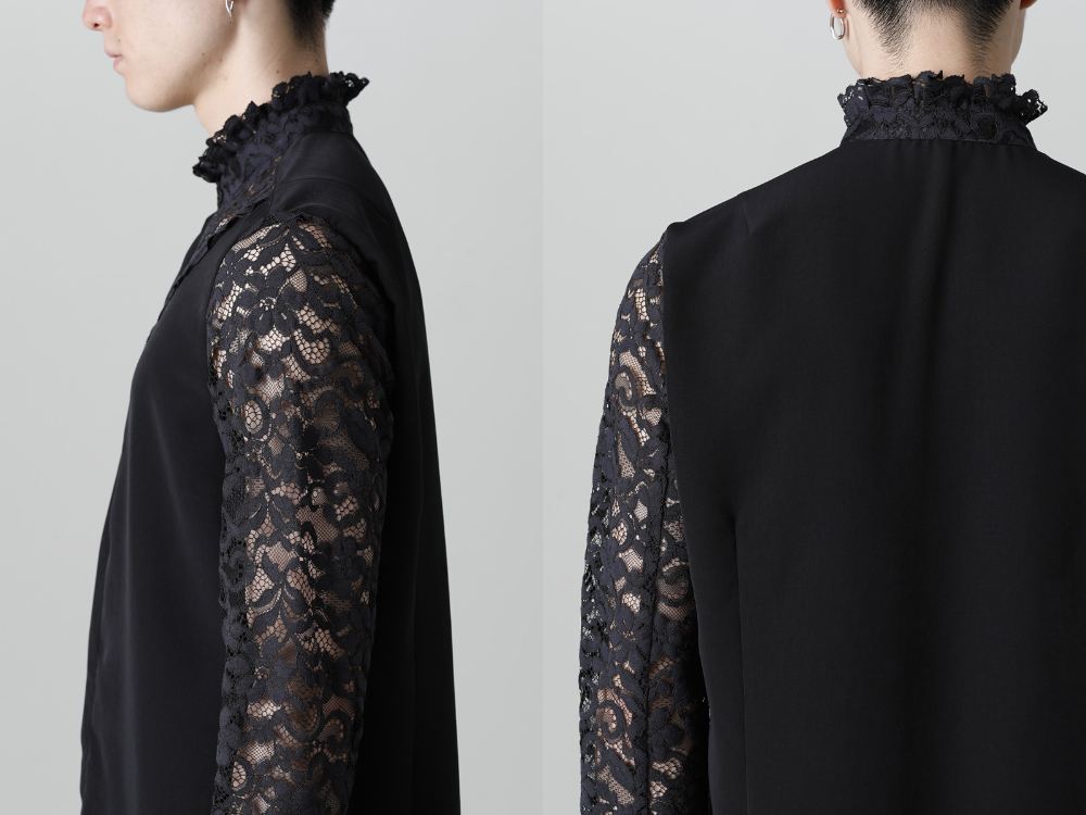 GalaabenD 2022-23AW - GalaabenD 2022-23AW Collection Final Arrival! Now available in stores and by mail order! - 87524104-Black(Dendrobium Race Victorian Lace Shirt Black) - 1-005